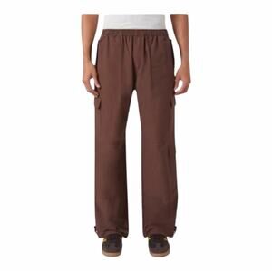 MADHAPPY Flight Utilitarian Cargo Pants Espresso Straight Leg NWT XS